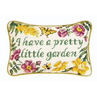 C&F HOME Floral Wool Throw Pillow