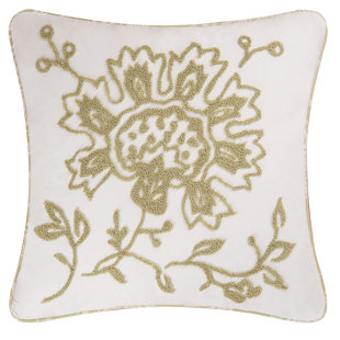 C&F HOME Shelby Green Tufted Pillow