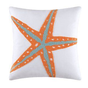 C&F HOME Starfish Tufted Throw Pillow