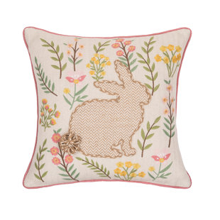C&F HOME Garden Bunny Pillow