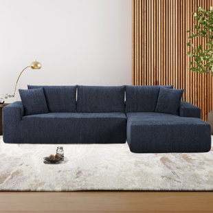WROUGHT STUDIO™ Lorett 2 - Piece Upholstered Sectional