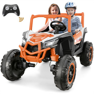 DREAMDWELL HOME 24V 2 Seater 4WD Electric Ride On UTV Battery Power Car for Kids with Parent Remote Control