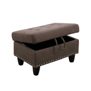 LEANN WALL WHISPERERS Upholstered Ottoman
