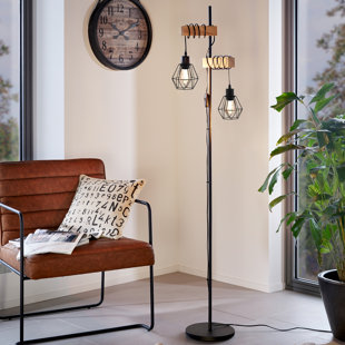 EGLO 166.5cm Black Tree Floor Lamp