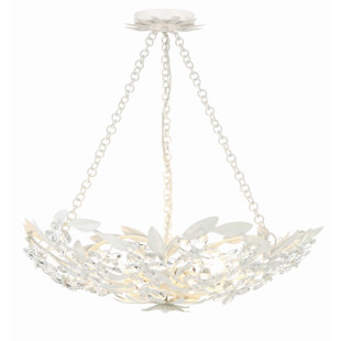 CRYSTORAMA Marselle 6 - Light Dimmable Globe Chandelier