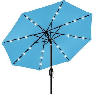 TEXTILES HUB 120'' Lighted Market Umbrella