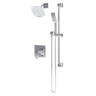 SYMMONS Verity HydroMersion Single Handle VersaFlex Integral Diverter Shower System