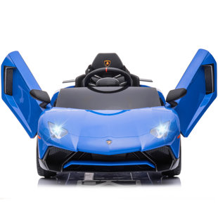 NEECHIPRO 12V Licensed Lamborghini Kids Ride On Car, Battery Powered Electric Car with Remote Control