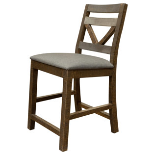 INTERNATIONAL FURNITURE DIRECT Loft Brown Barstool (Set of 2)