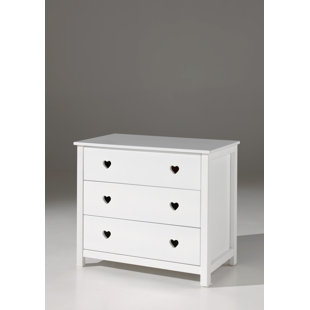 VIPACK Kommode Amori mit 3 Schubladen
