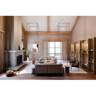 LONGSHORE TIDES Baxy 8 - Light Dimmable Lantern Square / Rectangle Chandelier