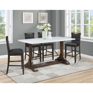 COASTER Aldrich 4 - Person Counter Height Dining Set