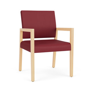 LESRO Brooklyn Waiting Reception Guest Chair Wood Frame