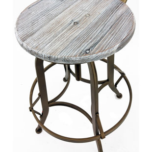 VANDUE CORPORATION Arthur Adjustable Height Swivel Bar Stool (Set of 4)