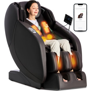 INBOX ZERO 2025 Zero Gravity Massage Chair Full Body Massage Heated Recliner with SL Track, Thai Stretching