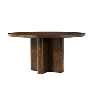 THEODORE ALEXANDER Kesden Round Solid Wood Dining Table