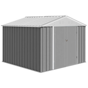 BABEVY 7 ft. W x 8 ft. D Metal Storage Shed