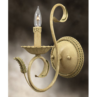MEDALLION LIGHTING Candle Wall Light