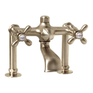 STROM LIVING Handle Deck Mounted Clawfoot Tub Faucet