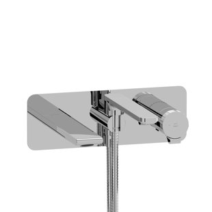 RIOBEL Fresk Wall Mount Thermostatic/Pressure Balance Tub Filler Trim
