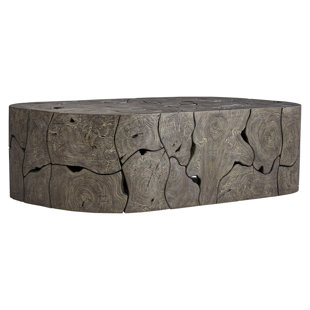 BERNHARDT EXTERIORS Trinidad Oval Teak Outdoor Coffee Table