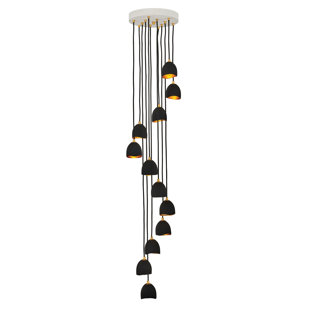 HINKLEY Nula Twelve-Light Adjustable Bell Pendant by Lisa McDennon