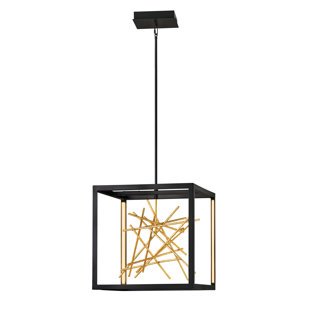 FREDRICK RAMOND Styx 1 - Light Black LED Unique/Statement Pendant