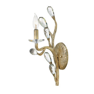 FREDRICK RAMOND Diandre Steel Candle Wall Light