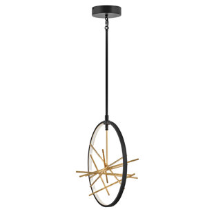 FREDRICK RAMOND Styx 1 - Light Black LED Unique/Statement Pendant