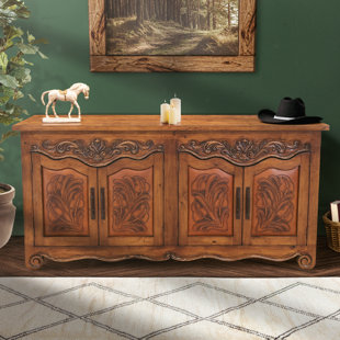LMT DESIGN Saddler 76'' Solid Wood Sideboard
