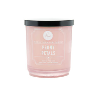 DWHOME Signature Peony Petals Scented Jar Candle