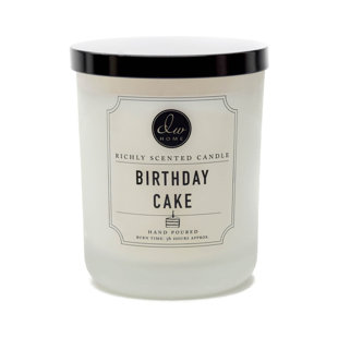 DWHOME Birthday Cake Scented Jar Candle