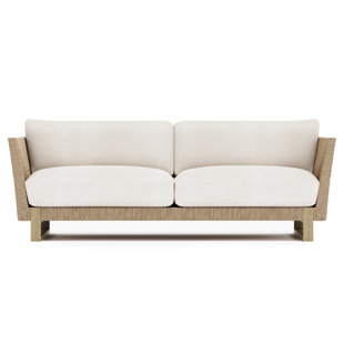 BERNHARDT EXTERIORS Praia 91.5'' Wicker Outdoor Patio Sofa