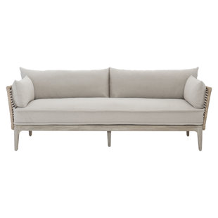 BERNHARDT EXTERIORS Catalonia 83.8'' Wicker Outdoor Patio Sofa