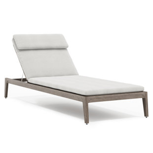 BERNHARDT EXTERIORS Ibiza Outdoor Wood Chaise Lounge