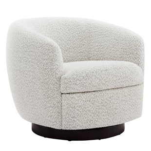 ROOMSENSE Marcy Swivel Barrel Chair (Set of 2)