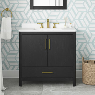 REN SELECTIONS Dario 36 Single Bathroom Vanity with Top