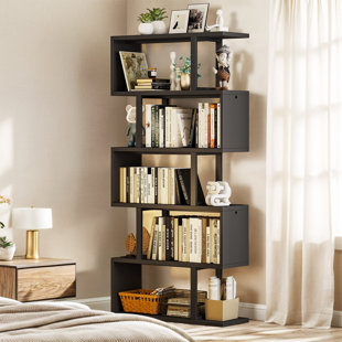 WROUGHT STUDIO™ Aniya 69'' H X 31'' W Steel Geometric Bookcase