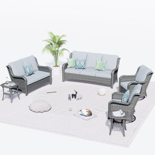 XIZZI NTC 7 - Person Outdoor Seating Group with Cushions