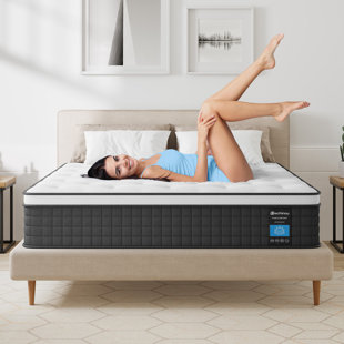 MUBULILY 12'' Medium Gel Memory Foam Mattress