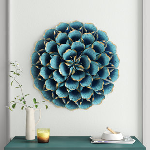 MISTANA™ Handmade Traditional Plants & Flowers Wall Decor on Metal