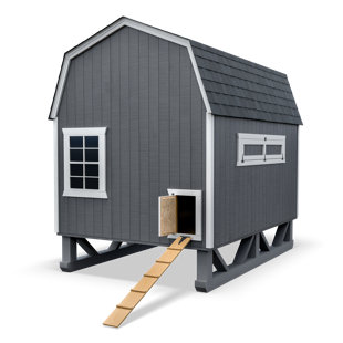 LITTLE COTTAGE CO. 6' W X 8' D Gambrel Barn Coop