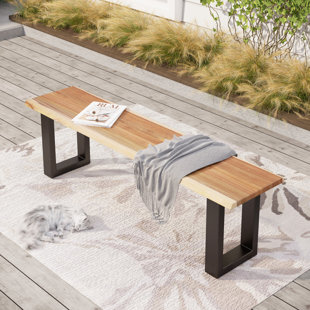 LOON PEAK® Jennye 63'' W Wooden Garden Bench