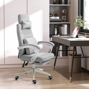 INBOX ZERO Polyester Office Chair with Headrest