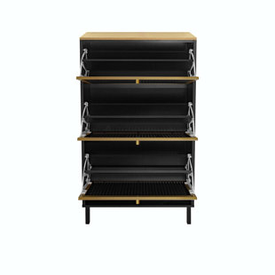 YDT FURNITURE 18 Pair Shoe Storage Cabinet