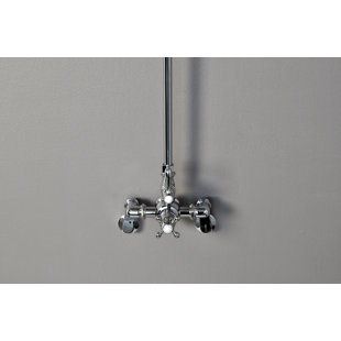 STROM LIVING Thermostatic Exposed Complete Shower System with Adjustable Centers