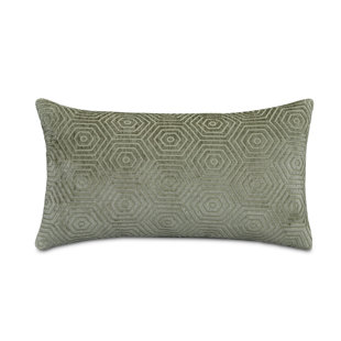 MICHAEL AMINI Renue Sutter Geometric Feather Reversible Throw Pillow