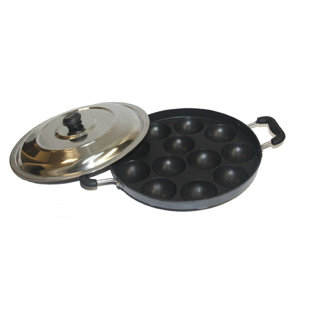 Tabakh Hard-Anodized Aluminum Non-Stick Specialty Pan with Lid