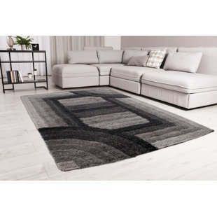ORREN ELLIS Teppich Appolonie in Schwarz/Grau