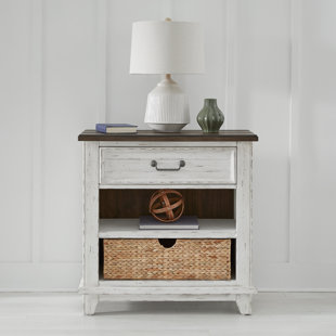 ROSALIND WHEELER Chapmon Solid Wood Nightstand